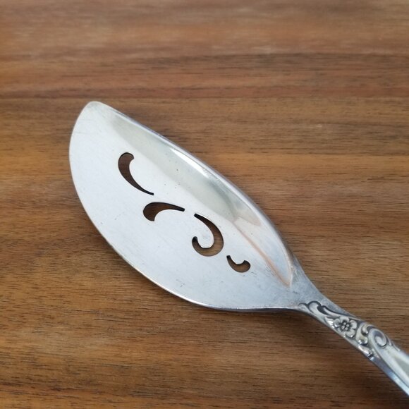 Rogers Bros 1847 Silver Plate Pie Cake Server Pattern Leilani 1960s - Picture 2 of 7